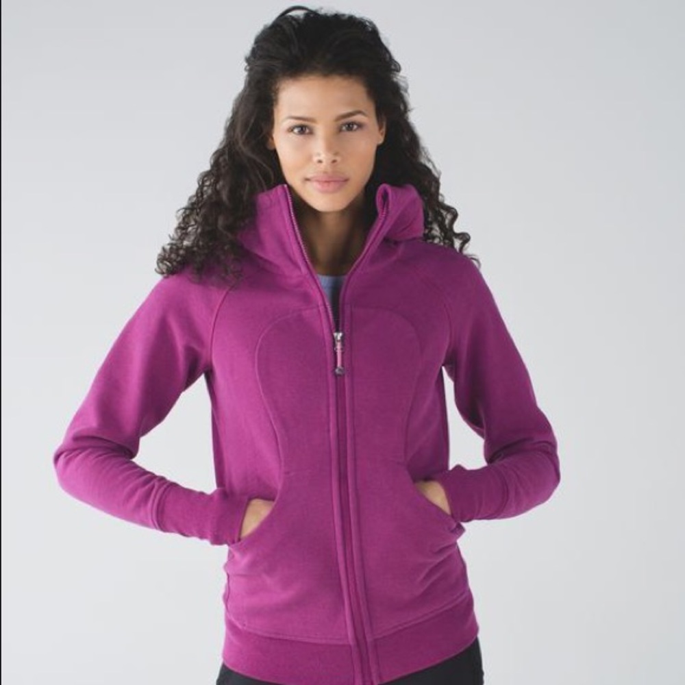 Lululemon size 6 magenta scuba hoodie